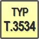 Piktogram - Typ: T.3534